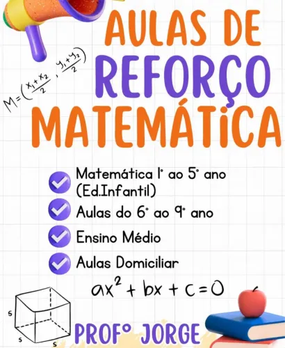 Aulas de reforço matemática