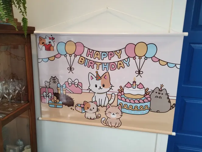 Cartaz decorativo para festa de aniversário