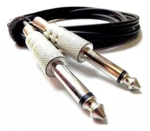 Cabo Emborrachado P10 X P10 Mono Profissional De Metal 5 Metros