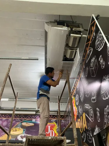 Limpeza de ar condicionado