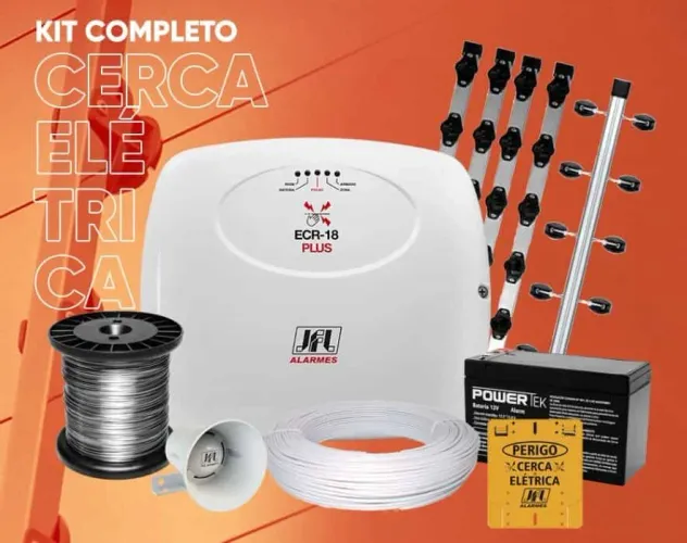 Cerca elétrica e Alarme