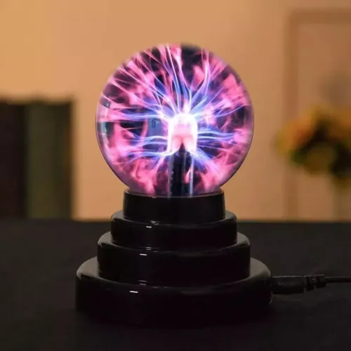 Globo De Plasma Light/Bola De Cristal-Luminária-Raios/USb-Bivolt