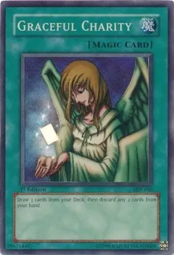Yugioh!!! Graceful Charity SDP-040 Super Rare