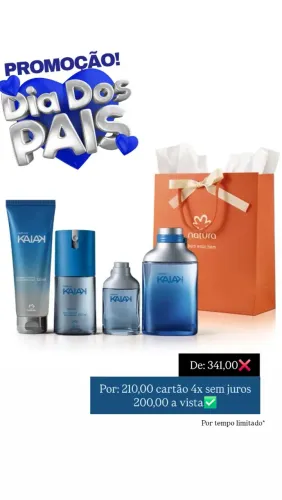 Kit presente masculino Kaiak Natura