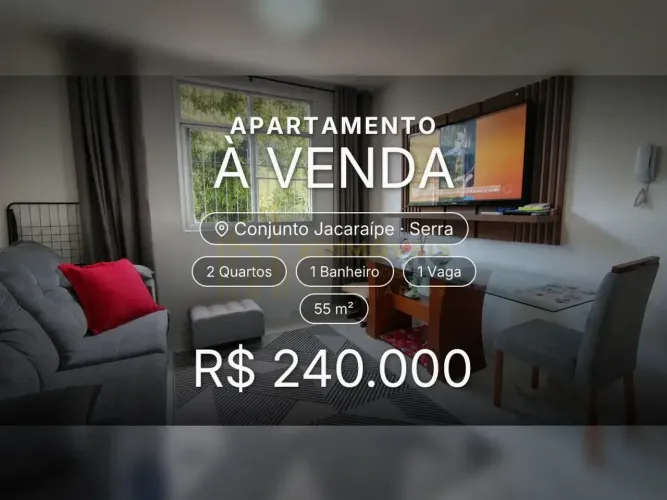 Exclusivo apartamento em Conjunto Jacaraípe Estrutura completa de condomínio!