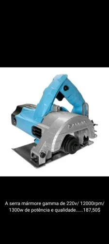 Serra mármore Gamma 220v/1300w de potência