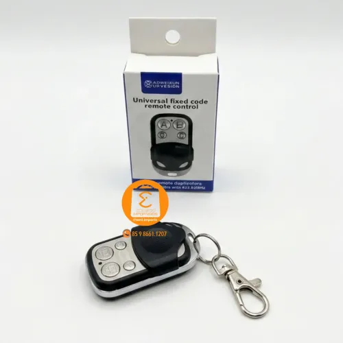 Controle Copiador Universal, Portão, Garagem com Chaveiro 433mhz 4 Botões