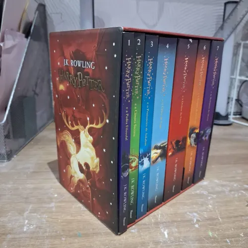 Box Harry Potter (Edição "Britanica" Vermelha) (Usado)