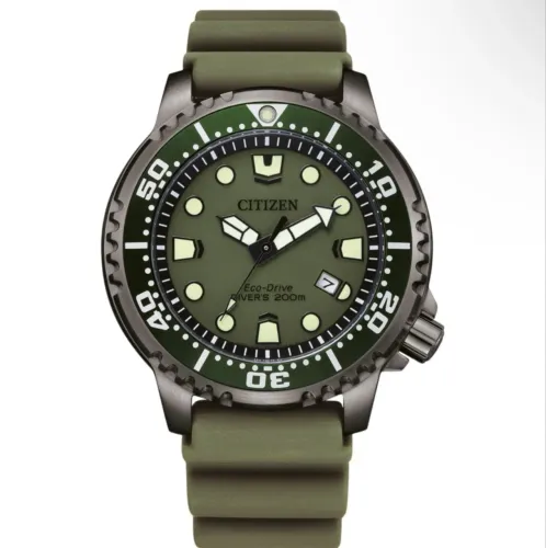 Relógio Citizen Promaster Solar Verde 44mm BN0157-11