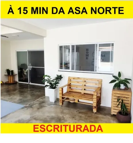 Casa venda ESCRITURADA em condomínio fechado. Aceita permuta casa Sobradinho 1 menor valor