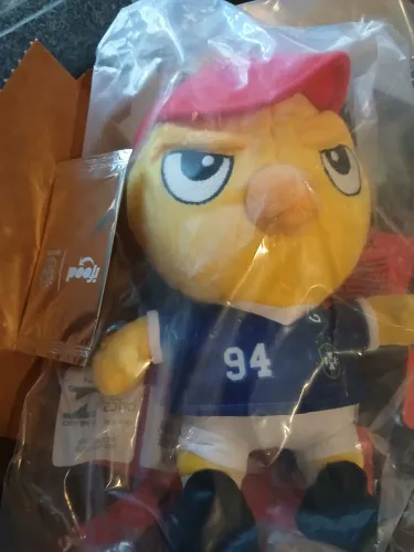 Canarinho iFood pelúcia. Copa de 1994!