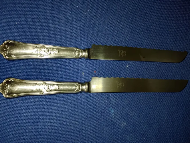 2 facas de pão Hércules inox