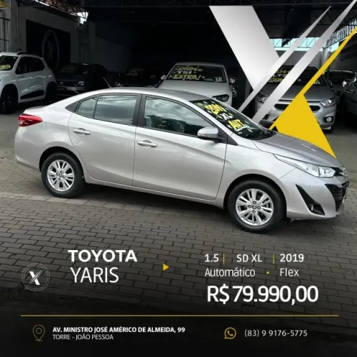 Toyota Yaris XL Sedan 1.5 Flex 16V 4P Aut. 2019