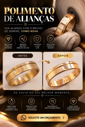 ? Polimento de Alianças | Sua Aliança Perdeu o Brilho? Devolva o Destaque