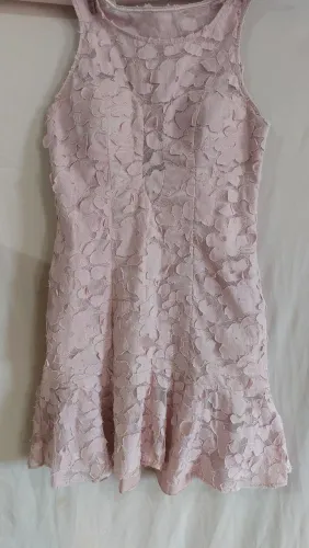 Vestido de festa rosê