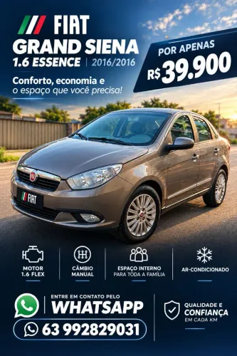 Fiat Grand Siena Essence 1.6 Flex 16V 2016