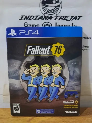 Jogo de PS4 Fallout 76 Edição Exclusiva do Walmart Steelbook