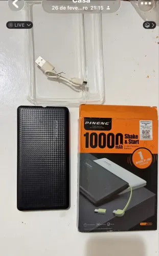 Carregador portátil Power Bank da Pineng 10.000 mAh!