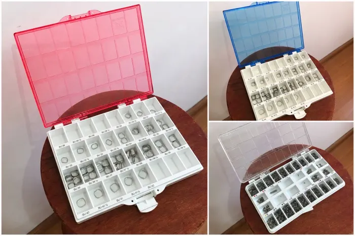 Ortodontia: 2 Kits de Bandas Morelli + Kit Bráquetes Roth