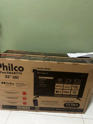Smart Tv philco 32 lacrada c/ nota 