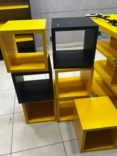 Kit completo, nichos/bancada MDF premium decorativo 