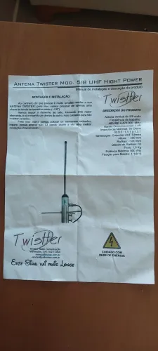 ANTENA UHF 5/8 ONDA zap 12 9  * 