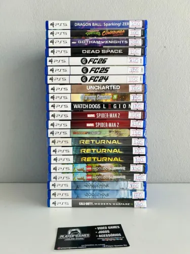 Jogos PlayStation 5!! (Aceito Cartão)