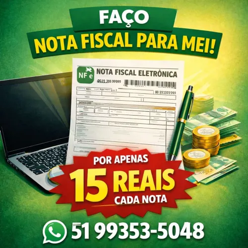 NOTA FISCAL PARA MEI 