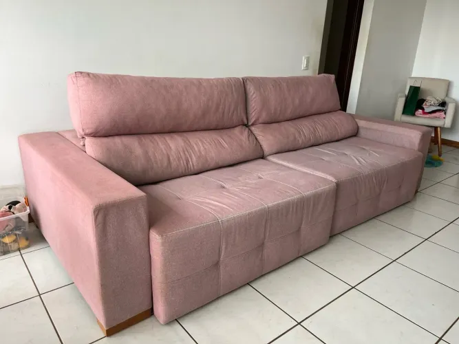 Sofá retrátil e reclinável 2,70 m ? Asa Norte