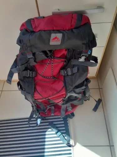 mochila trilha e rumos crampon 68 semi nova