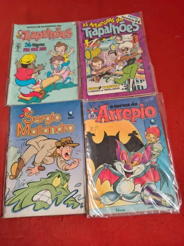 Raridades em gibis antigos HQ