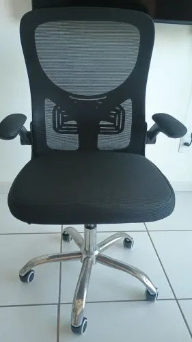 Cadeira de Escritório Ergonômica com Apoio Lombar - Excelente Estado