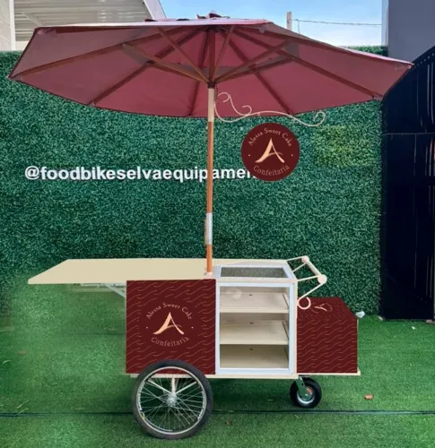 Vendo Carrinho Gourmet para venda de produtos alimentícios