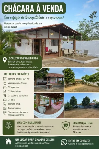 CHÁCARA EM BEZERROS