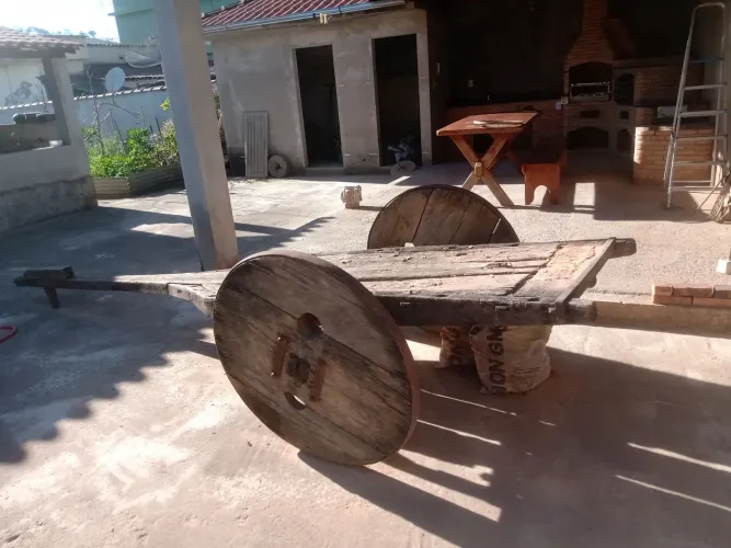 Carro de boi para reforma