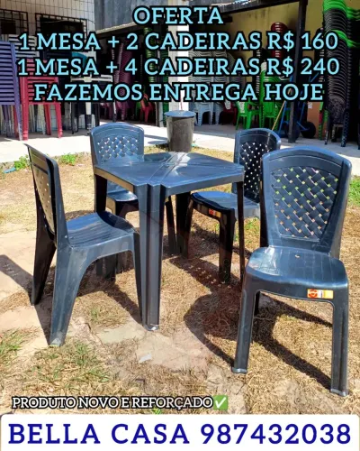 PROMOÇÃO!! MESA DE PLASTICO IDMD.XJ EN XNE ENTREGO WKE.XNSIW.E OS S SID. EBW LX.D EJKS ENT
