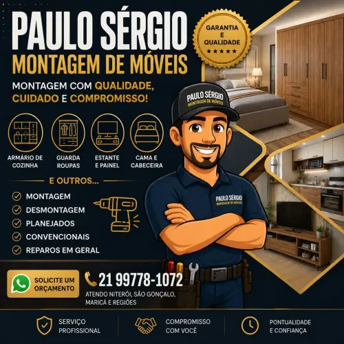 Montador de móveis * zap