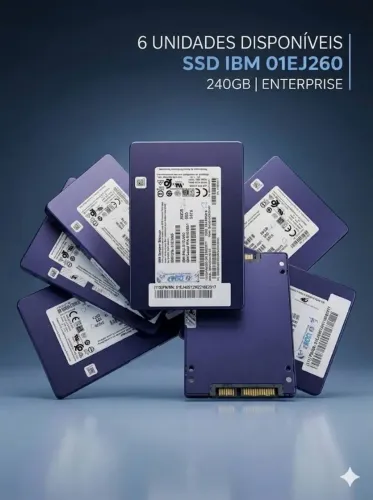 SSD IBM 240GB 2.5 Sata 6Gb/s Enterprise Server - PN 01EJ260