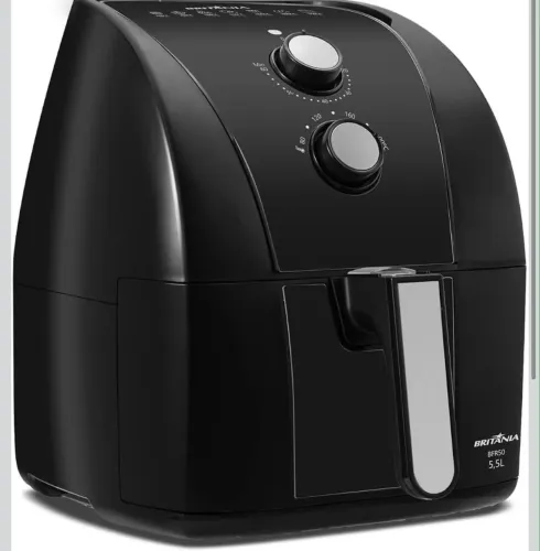 Fritadeira Elétrica Britânia BFR51  5,5L 1500W Air Flow Preta - 110V