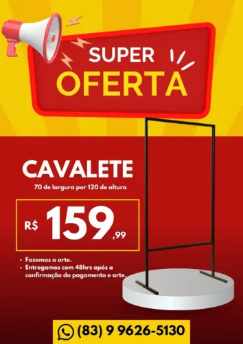 Cavalete Promocional