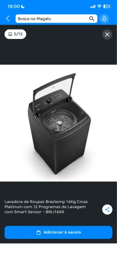 Máquina de lavar Brastemp nova 