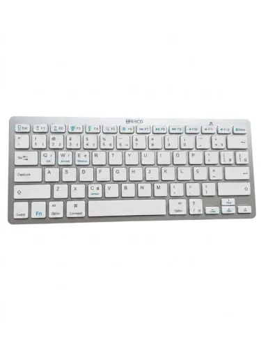 Teclado sem fio Hrebos HS-750 Slim Cinza