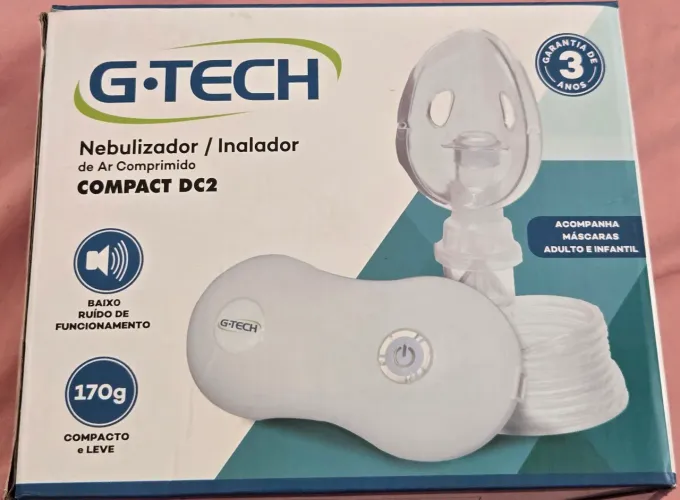 Nebulizador/Inalador de Ar Comprimido G-Tech Compact DC2