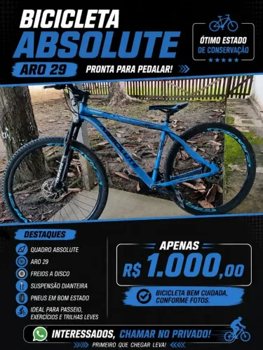 Bicicleta em ótimo estado de uso. 