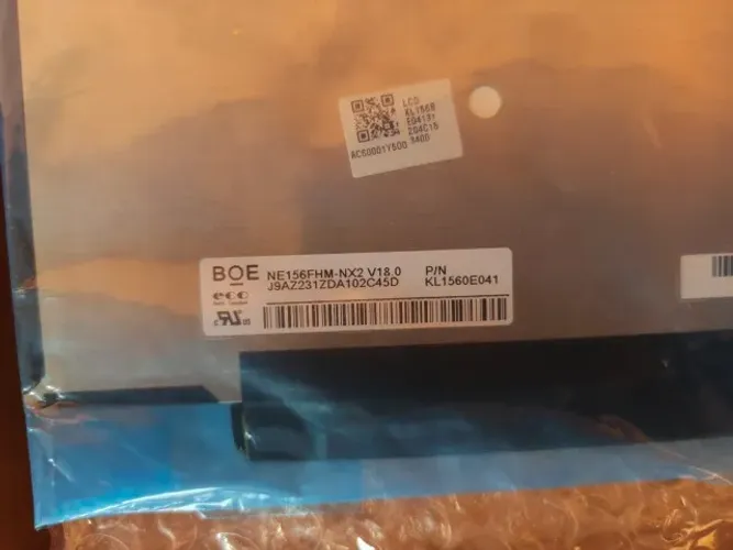 Tela Notebook 15.6" FHD IPS 144Hz BOE NE156FHM-NX2