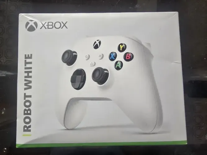 Controle Bluetooth Original Lacrado Robot White - Xbox One e Xbox Series