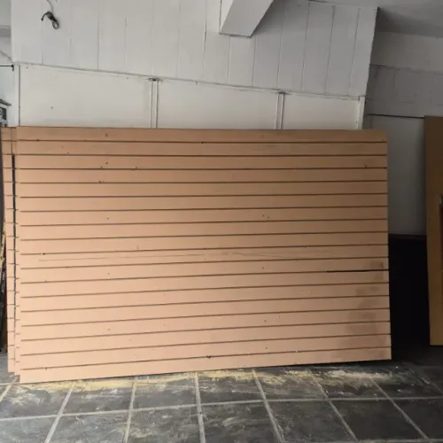 9 Placas de MDF mais suportes para iluminação de loja