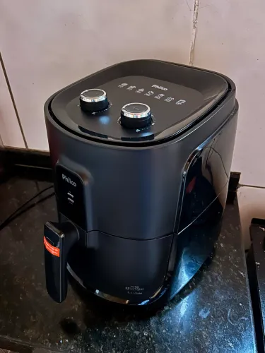 Fritadeira Elétrica Philco Air Fryer Gourmet Black 5,5L 220V