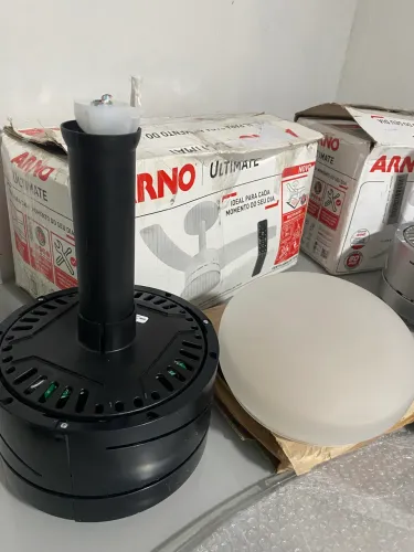 VENTILADOR TETO ARNO BRANCO 3 PÁS CONTROLE REMOTO NOVOOO