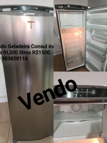 Geladeira Consul inox